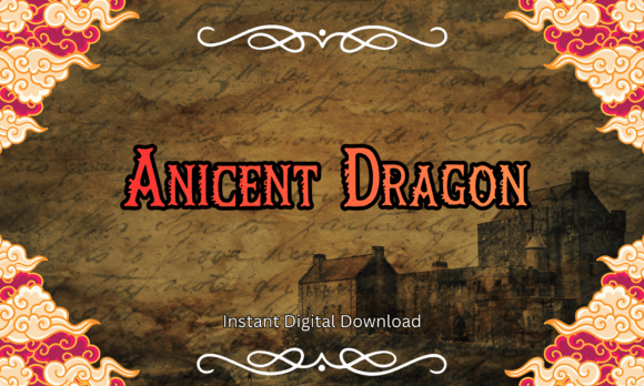 Ancient Dragon: A Bold Medieval Display Font for Standout Branding