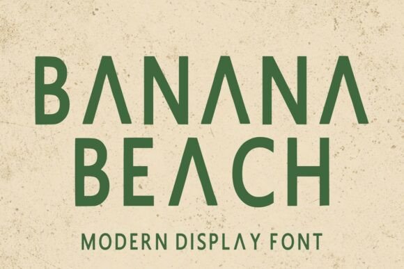 Banana Beach: A Display Font That Anchors Your Editorial Voice