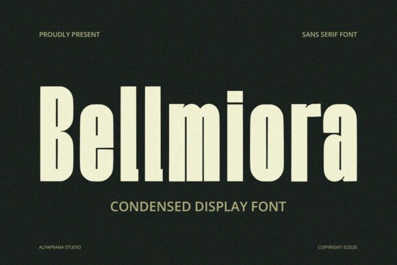 Bellmiora: A Bold Display Font That Anchors Your Handmade Brand