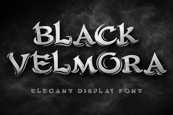 Black Velmora: A Bold Display Font That Elevates Small Business Branding
