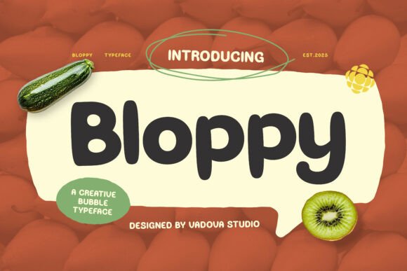Bloppy: A Playful Display Font for Handmade Charm