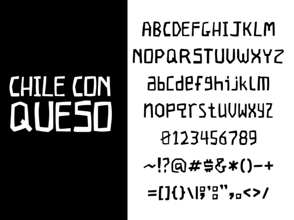 Chile Con Queso: A Display Font with Quiet Confidence