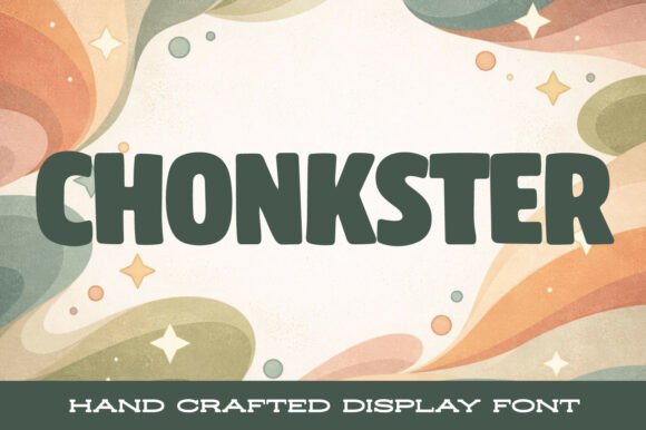 Chonkster: A Display Font That Makes Your Headlines Stick