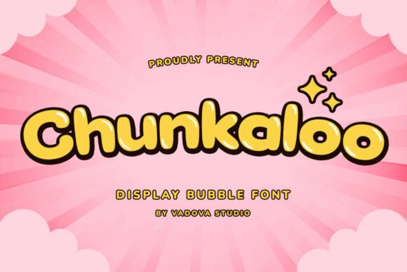 Chunkaloo: The Display Font That Makes Your Headlines Instantly Cheerful