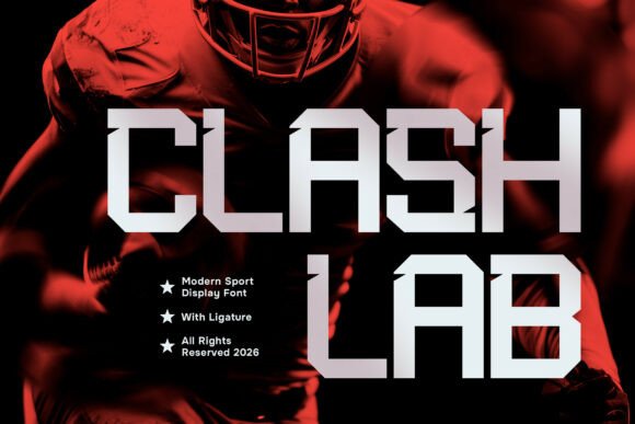 Clashlab: A Bold Display Font That Actually Works in Real Branding