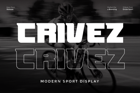 Crivez: A Bold Display Font for Handmade Labels & Craft Products