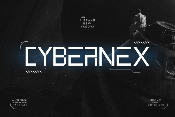 Cybernex: A Futuristic Display Font for Bold Digital Branding