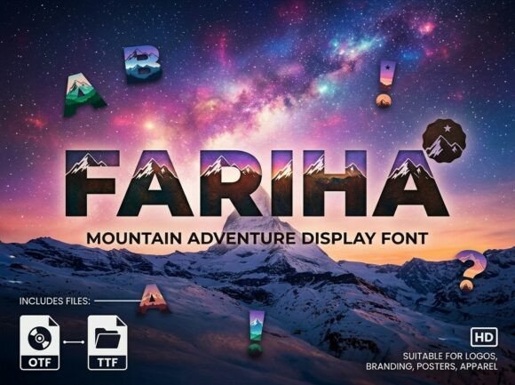Fariha: A Display Font That Anchors Editorial Mood