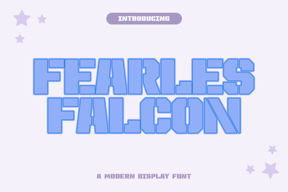 Fearless Falcon: A Bold Display Typeface for Impactful Web Design