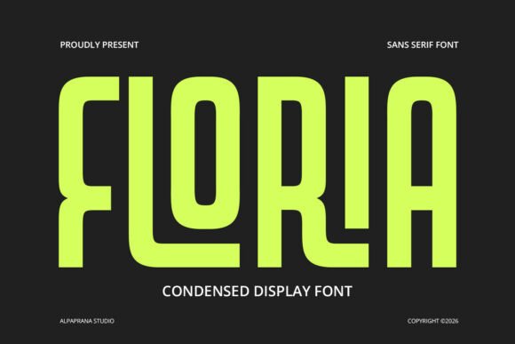 Floria: A Modern Display Font That Feels Like It Was Made for Real Branding