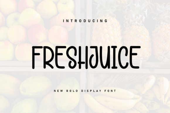 Freshjuice: A Sweet Handwritten Display Font for Cozy Brand Moments