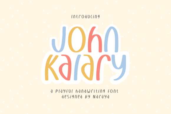 John Kalary: A Playful Display Font That Makes Your Brand Feel Like Home