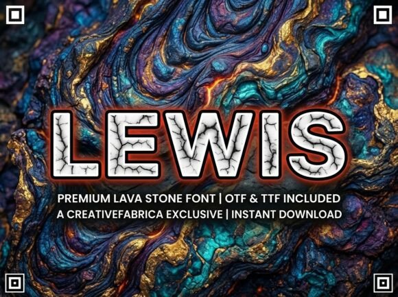 Lewis: A Monumental Display Font for Bold Digital Branding
