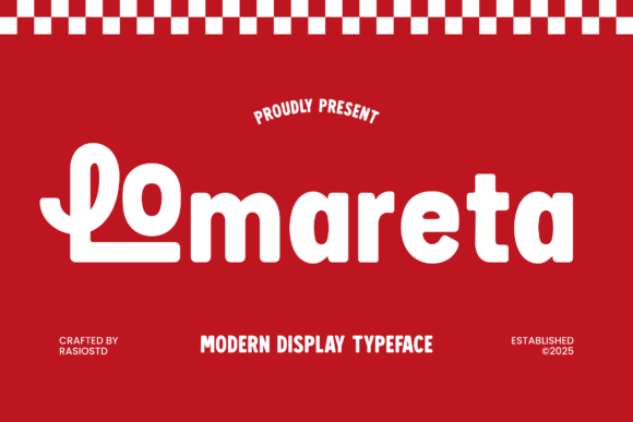 Lomareta: A Display Typeface That Anchors Brand Identity