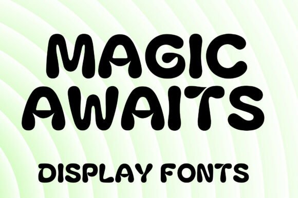 Magic Awaits: A Playful Display Font for Handmade Charm
