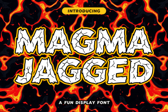 Magma Jagged: A Bold Display Font That Adds Grit & Character to Real Business Brands