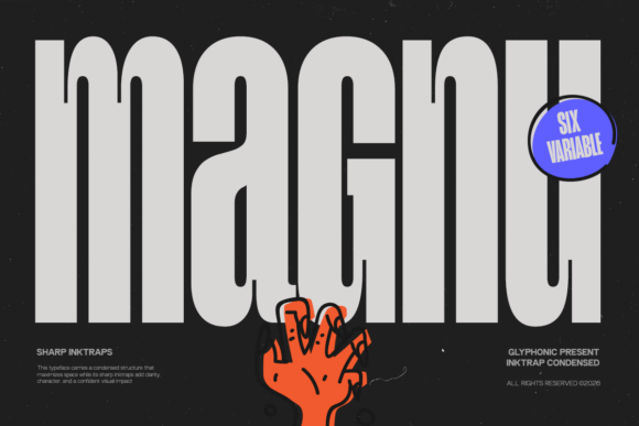 Magnu: A Display Typeface That Commands Space Without Wasting It