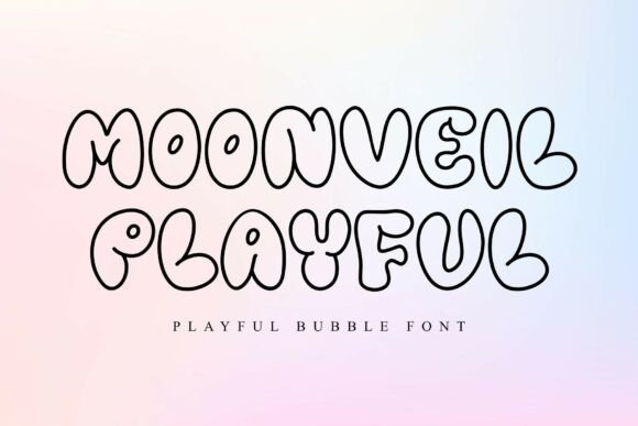 Moonveil Playful: A Delightful Display Font for Digital Charm