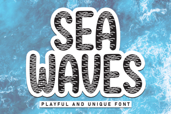 Sea Waves: A Display Font That Makes Your Campaigns Instantly Recognizable