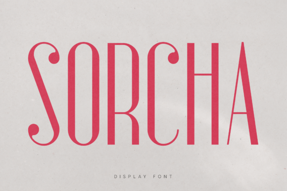 Sorcha: A Display Font for Architectural Elegance