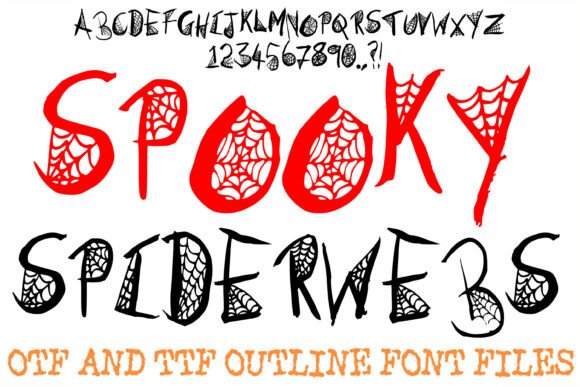 Spooky Spiderwebs: A Hauntingly Effective Display Typeface for Web Design